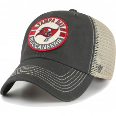 Бейсболка Tampa Bay Buccaneers 47 Notch Trucker Clean Up - Pewter/Natural