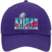 Бейсболка Super Bowl LVII 47 Clean Up - Purple