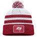Шапка с помпоном Tampa Bay Buccaneers Cuffed Knit - Red