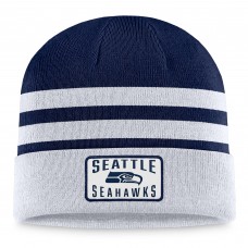Шапка Seattle Seahawks Logo Cuffed Knit - Heather Gray Шапка Seattle Seahawks Logo Cuffed Knit - Heather Gray