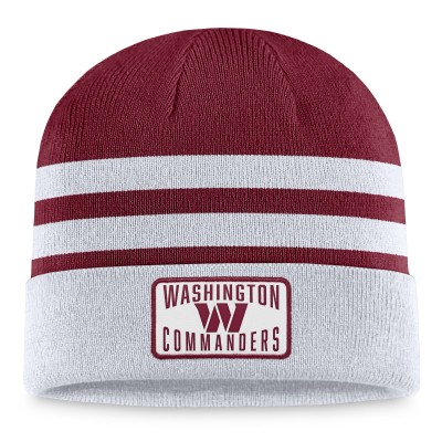 Шапка Washington Commanders Logo Cuffed Knit - Heather Gray