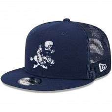 Бейсболка Dallas Cowboys New Era Navy Retro Joe Main Trucker 9FIFTY Snapback