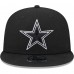 Бейсболка Dallas Cowboys New Era Black Main Trucker 9FIFTY Snapback