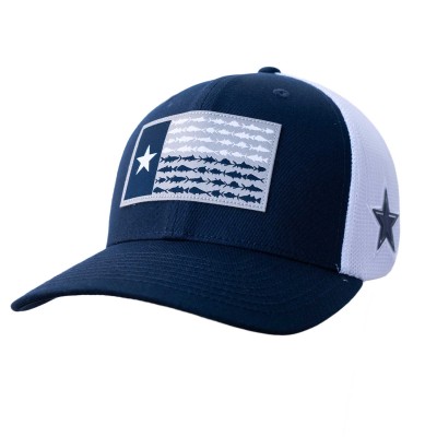 Бейсболка Dallas Cowboys Columbia Fish Flag Texas Flex - Navy