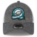 Бейсболка Philadelphia Eagles New Era 2022 NFC East Division Champions Locker Room 9FORTY - Heather Gray