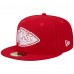 Бейсболка Kansas City Chiefs New Era Scarlet Super Bowl LIV Main Patch 59FIFTY