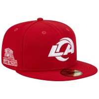 Бейсболка Los Angeles Rams New Era Scarlet 1990 Hawaii Pro Bowl Main Patch 59FIFTY