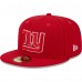 Бейсболка New York Giants New Era Scarlet Super Bowl XLVI Main Patch 59FIFTY