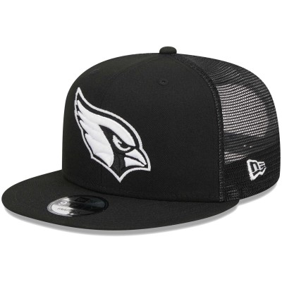 Бейсболка Arizona Cardinals New Era Black Main Trucker 9FIFTY Snapback