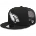 Бейсболка Arizona Cardinals New Era Black Main Trucker 9FIFTY Snapback