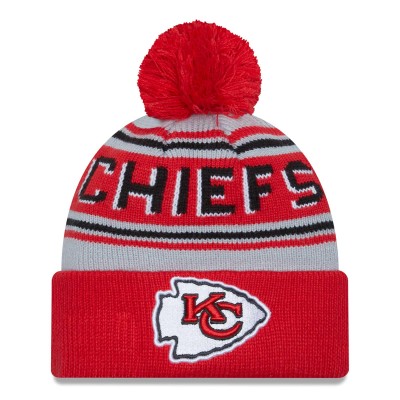 Шапка с помпоном Kansas City Chiefs New Era Red Main