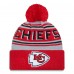 Шапка с помпоном Kansas City Chiefs New Era Red Main