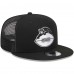 Бейсболка Chicago Bears New Era Black Throwback Main Trucker 9FIFTY Snapback