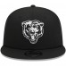 Бейсболка Chicago Bears New Era Black Alternate Logo Main Trucker 9FIFTY Snapback