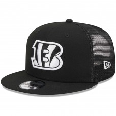 Бейсболка Cincinnati Bengals New Era Black Main Trucker 9FIFTY Snapback