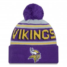 Шапка с помпоном Minnesota Vikings New Era Purple Main