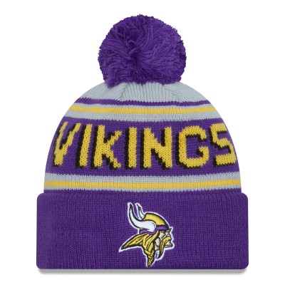 Шапка с помпоном Minnesota Vikings New Era Purple Main