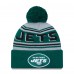 Шапка с помпоном New York Jets New Era Green Main Шапка с помпоном New York Jets New Era Green Main