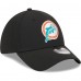 Бейсболка Miami Dolphins New Era Black Throwback Main 39THIRTY