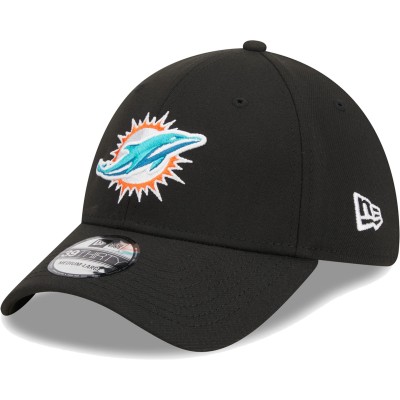 Бейсболка Miami Dolphins New Era Black Main 39THIRTY