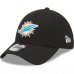 Бейсболка Miami Dolphins New Era Black Main 39THIRTY