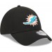 Бейсболка Miami Dolphins New Era Black Main 39THIRTY