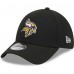 Бейсболка Minnesota Vikings New Era Black Main 39THIRTY