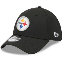 Бейсболка Pittsburgh Steelers New Era Black Main 39THIRTY