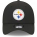 Бейсболка Pittsburgh Steelers New Era Black Main 39THIRTY