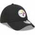 Бейсболка Pittsburgh Steelers New Era Black Main 39THIRTY