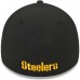 Бейсболка Pittsburgh Steelers New Era Black Main 39THIRTY
