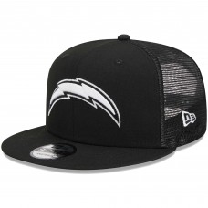 Бейсболка Los Angeles Chargers New Era Black Main Trucker 9FIFTY Snapback Бейсболка Los Angeles Chargers New Era Black Main Trucker 9FIFTY Snapback