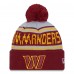 Шапка с помпоном Washington Commanders New Era  Main Cuffed Knit - Burgundy