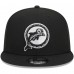Бейсболка Miami Dolphins New Era Black Throwback Main Trucker 9FIFTY Snapback