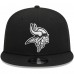 Бейсболка Minnesota Vikings New Era Black Main Trucker 9FIFTY Snapback