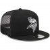 Бейсболка Minnesota Vikings New Era Black Main Trucker 9FIFTY Snapback