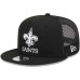 Бейсболка New Orleans Saints New Era Black Main Trucker 9FIFTY Snapback