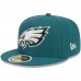 Подростковая Philadelphia Eagles New Era Midnight Green Main 59FIFTY Fitted Hat