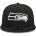 Бейсболка Seattle Seahawks New Era Black Main Trucker 9FIFTY Snapback
