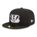 Бейсболка Cincinnati Bengals New Era Black Main Patch 59FIFTY