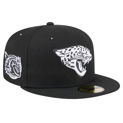 Бейсболка Jacksonville Jaguars New Era Black Main Patch 59FIFTY