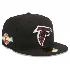 Бейсболка Atlanta Falcons New Era Black Main Patch 59FIFTY