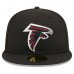 Бейсболка Atlanta Falcons New Era Black Main Patch 59FIFTY