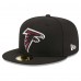 Бейсболка Atlanta Falcons New Era Black Main Patch 59FIFTY