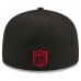 Бейсболка Atlanta Falcons New Era Black Main Patch 59FIFTY