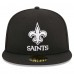 Бейсболка New Orleans Saints New Era Black Main Patch 59FIFTY Fitted