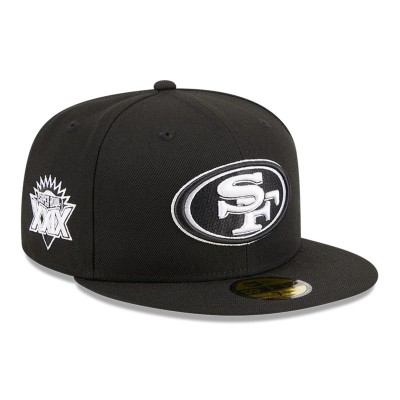 Бейсболка San Francisco 49ers New Era Black Main Patch 59FIFTY
