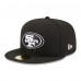 Бейсболка San Francisco 49ers New Era Black Main Patch 59FIFTY