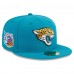 Бейсболка Jacksonville Jaguars New Era Teal Main Patch 59FIFTY