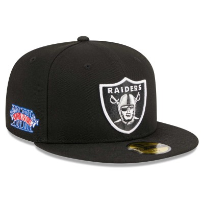 Бейсболка Las Vegas Raiders New Era  Main Patch 59FIFTY - Black